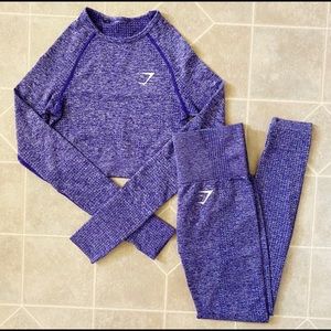 Purple Gymshark Set